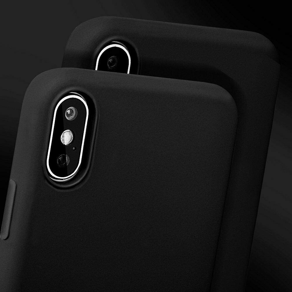 Coque Silicone Pour iPhone 11 Pro Max - Noir - En Vrac