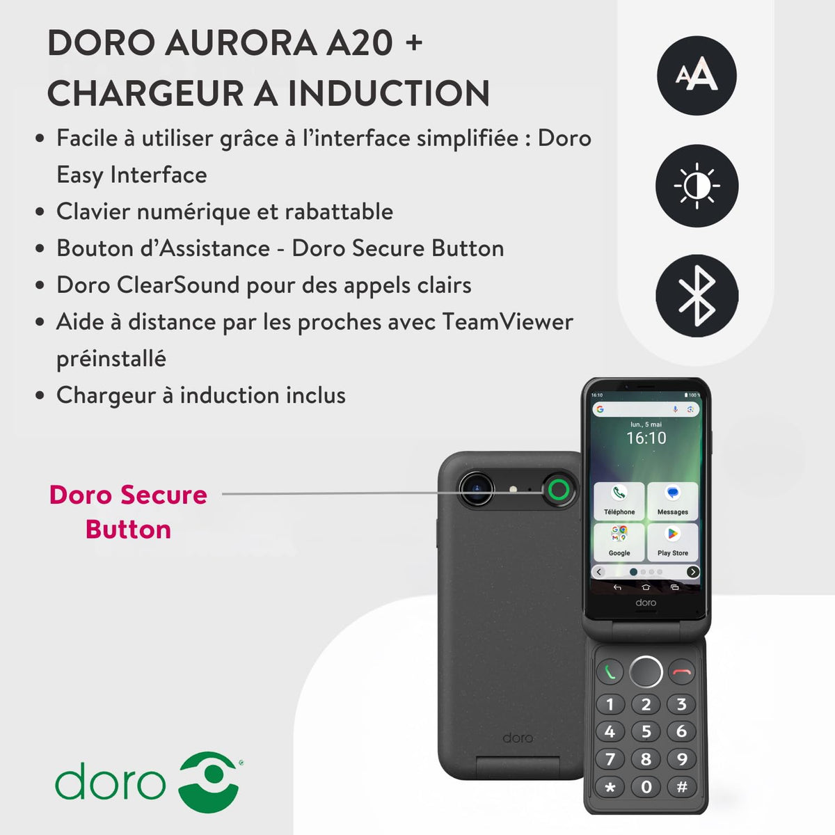 Doro Aurora A20/WCS GRAPHITE