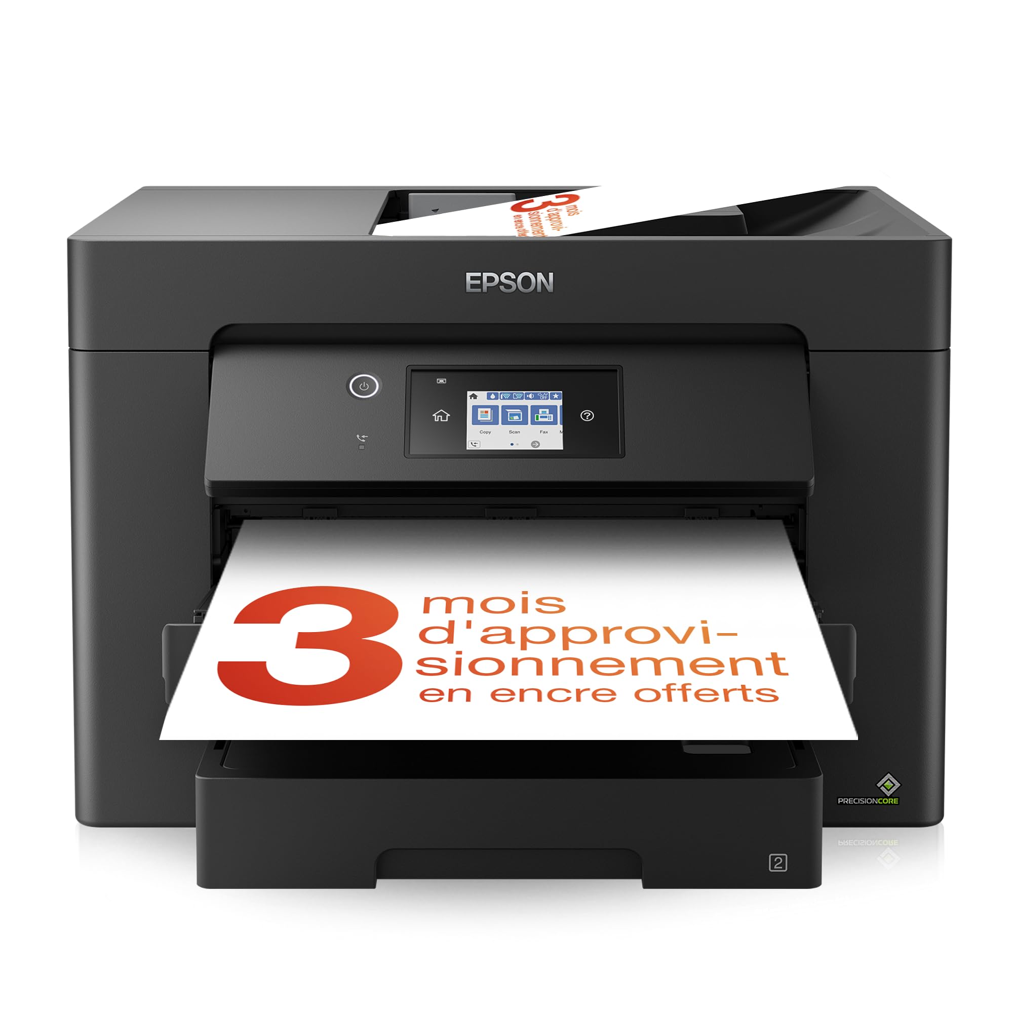 EPSON WorkForce WF-7830DTWF MFP colour ink-jet A3 297x420mm A3 25ppm print 500 sheets USB 2.0 LAN Wi-Fi