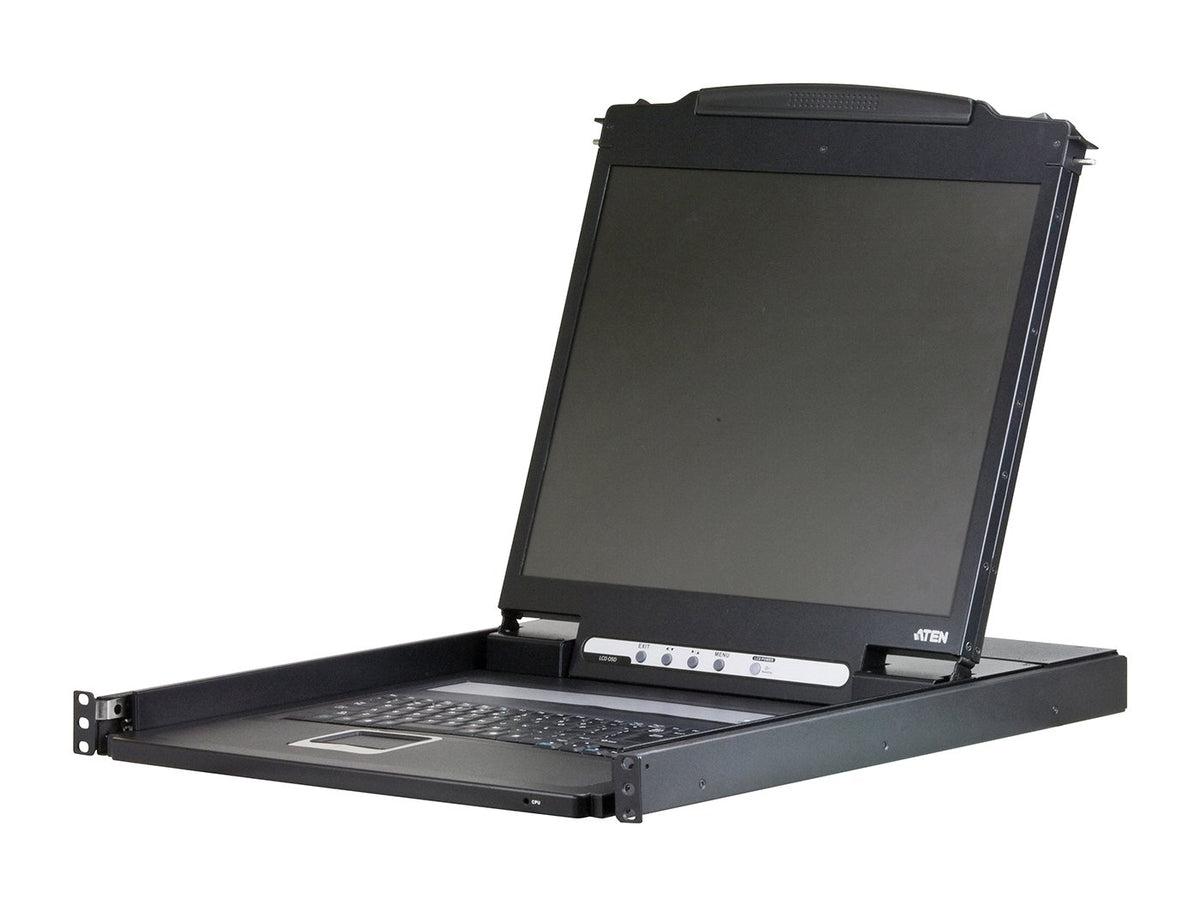 ATEN CL5708N CONSOLE LCD 19  KVM 8 PORTS VGA/USB-PS2