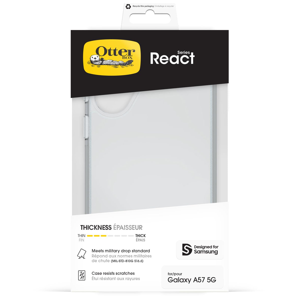 OtterBox React Samsung A57 5G - clear