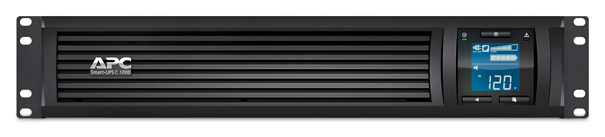 APC Smart-UPS C UPS rack-mountable AC 230V 600Watt 1000VA USB serial output connectors 4 2U Black with APC SmartConnect