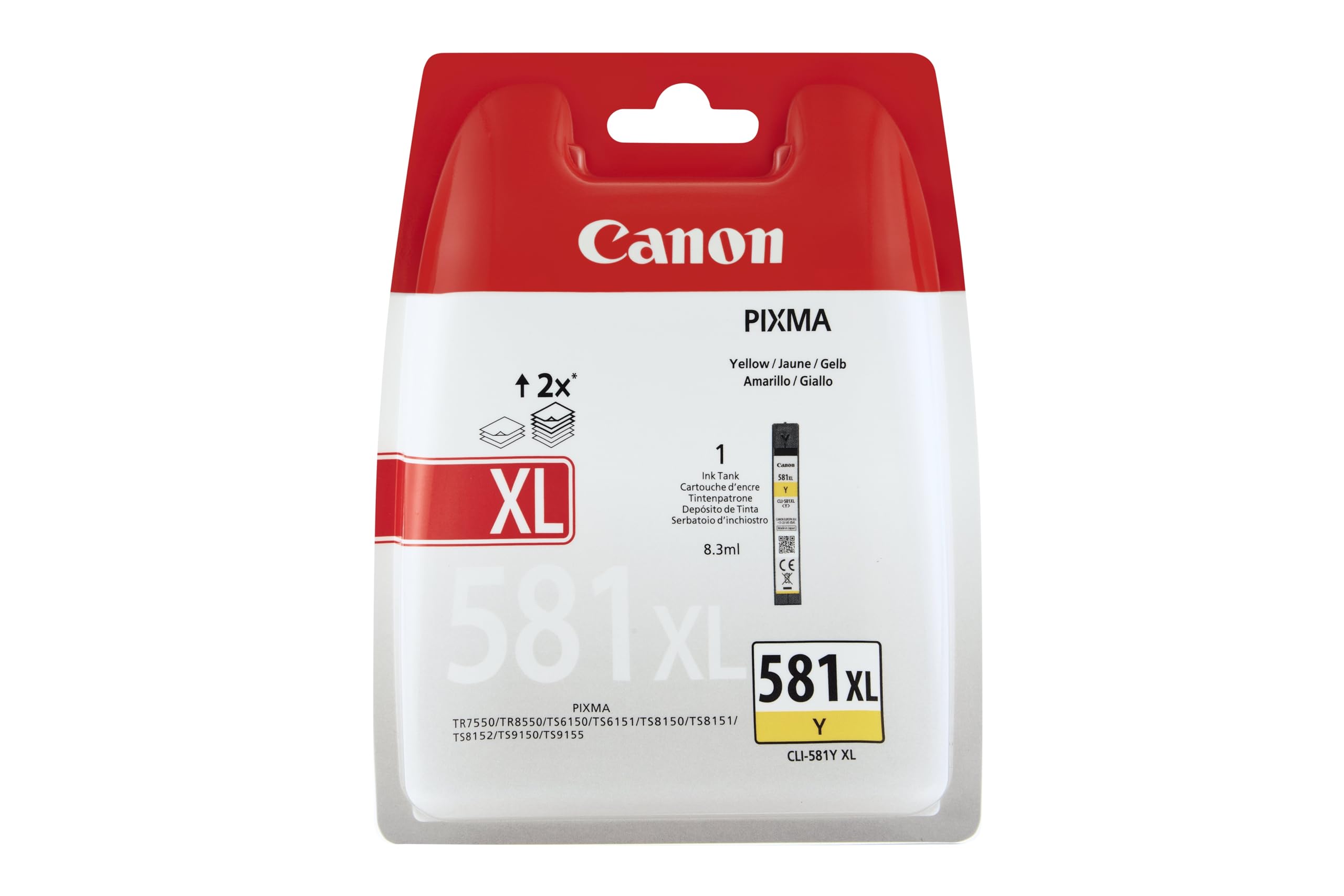 CANON 1LB INK CLI-581XL Y