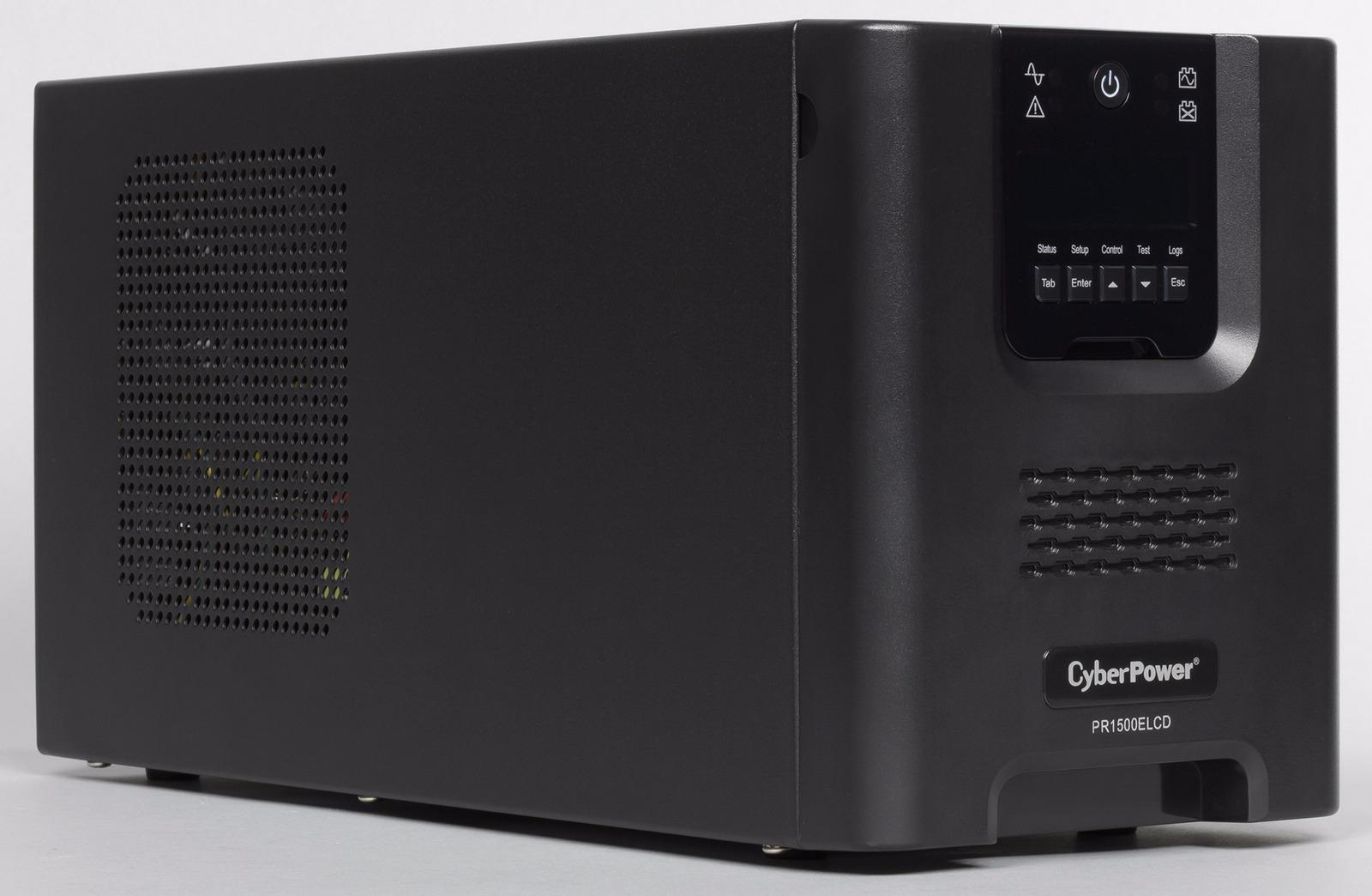 CyberPower PR1500ELCD alimentation d'énergie non interruptible 1,5 kVA 1350 W 8 sortie(s) CA