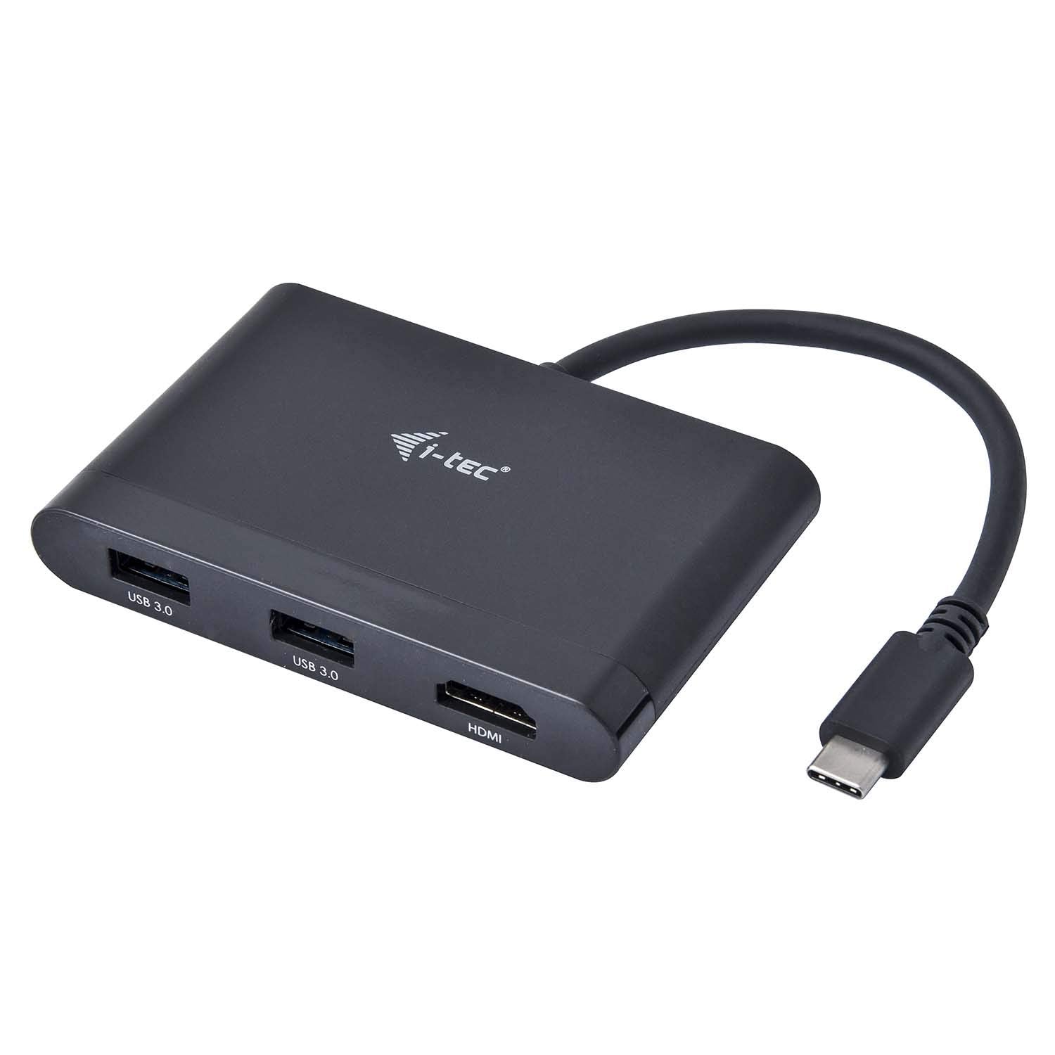 I-TEC USB-C HDMI and USB Adapter with Power Delivery 1xHDMI 4K 2xUSB 3.0 Port 1xUSB-C Power Delivery/Dataport compatible with TB3