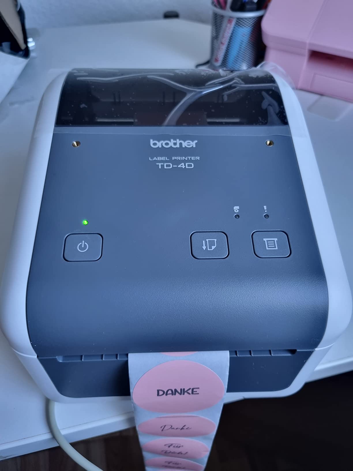 Brother TD-4420DN imprimante pour étiquettes Thermique directe 203 x 203 DPI 203 mm/sec Avec fil Ethernet/LAN