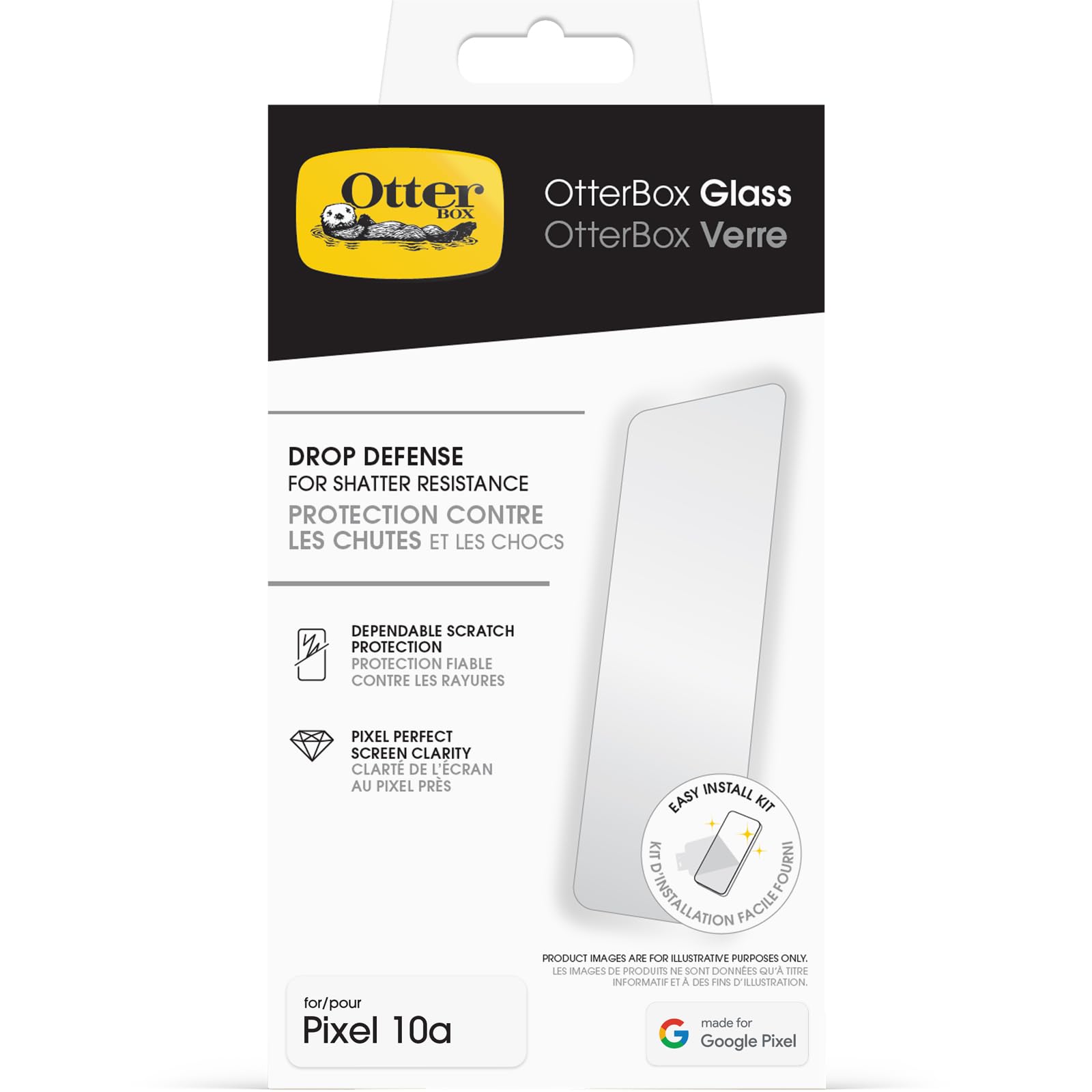OtterBox Glass Pixel 10a - clear