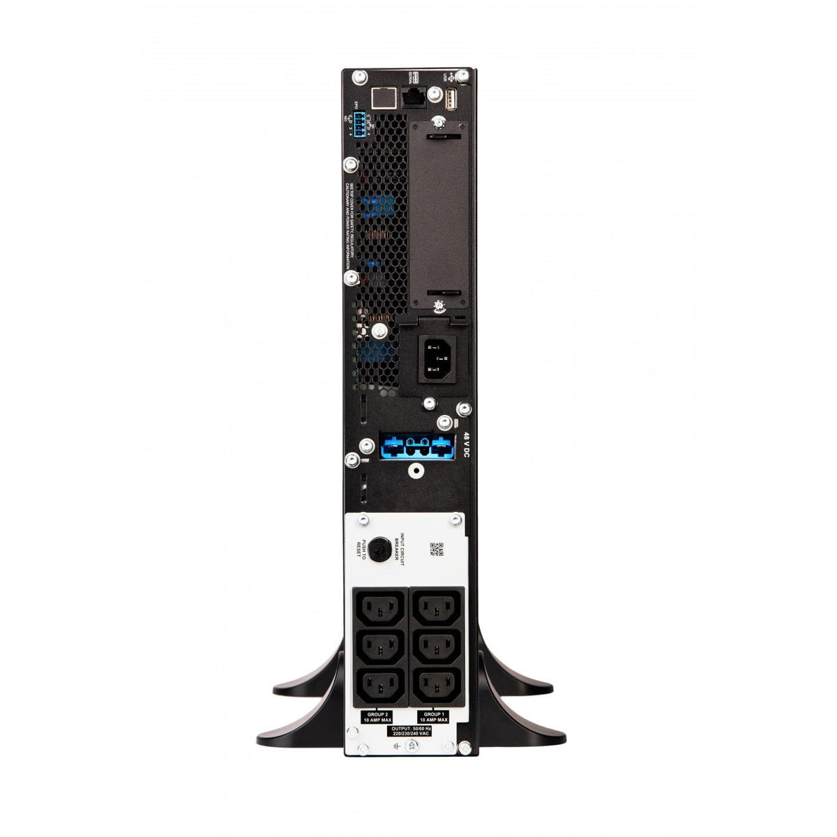 APC Smart-UPS SRT 1000VA UPS rack-mountable / external AC 230V 1000Watt 1000VA RS-232 USB output connectors 6 PFC Black