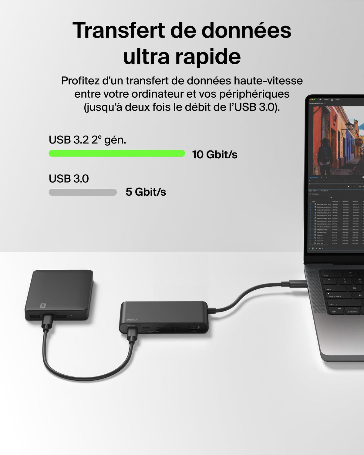 BELKIN 5-Port USB-C Hub with 4K HDMI
