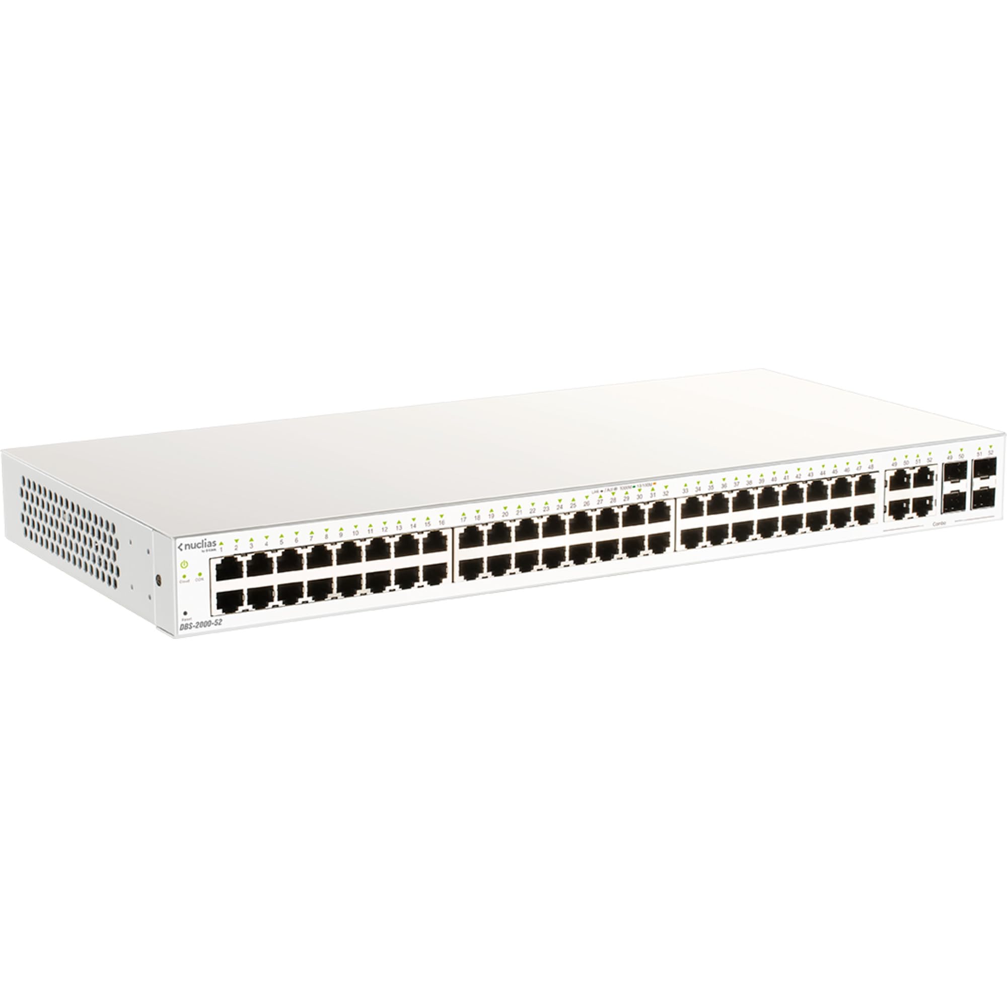 D-LINK Nuclias Switch 52xGE-ports Smart Managed incl 4x1G Combo w/1Yr Lic