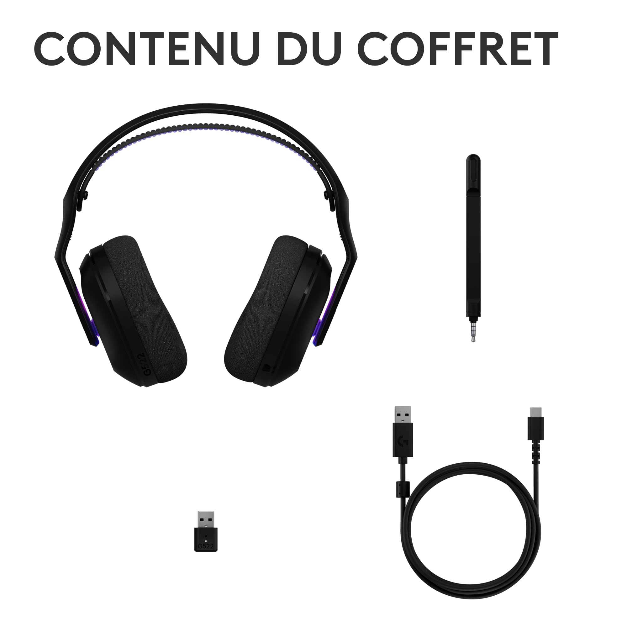 G522 LIGHTSPEED Headset - Black