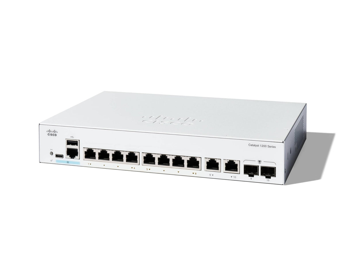 CISCO Catalyst 1200 8-port GE Ext PS 2x1G Combo