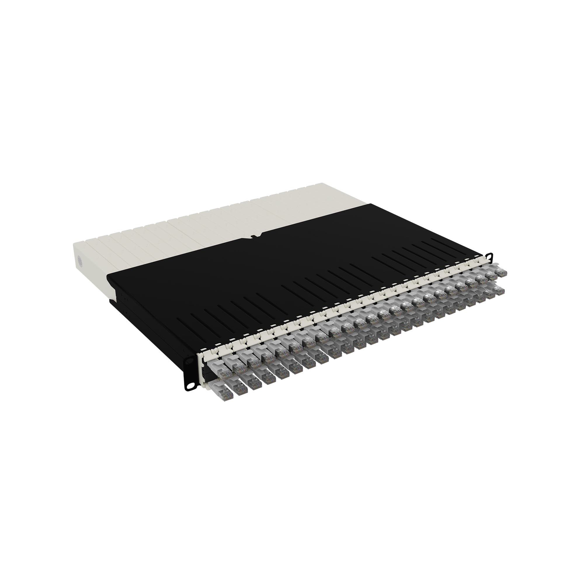 PATCHBOX ONE 24x CAT6A STP GRIS 0,8 m 8U