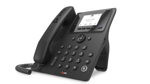 POLY CCX 350 téléphone de bureau IP PoE pour Microsoft Teams