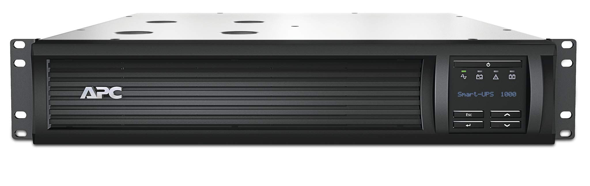 APC Smart-UPS 1000VA LCD RM UPS Rack AC 220/230/240V 700Watt 1000VA Ethernet 10/100 RS-232 USB oc 4 2U BK with APC SmartConnect