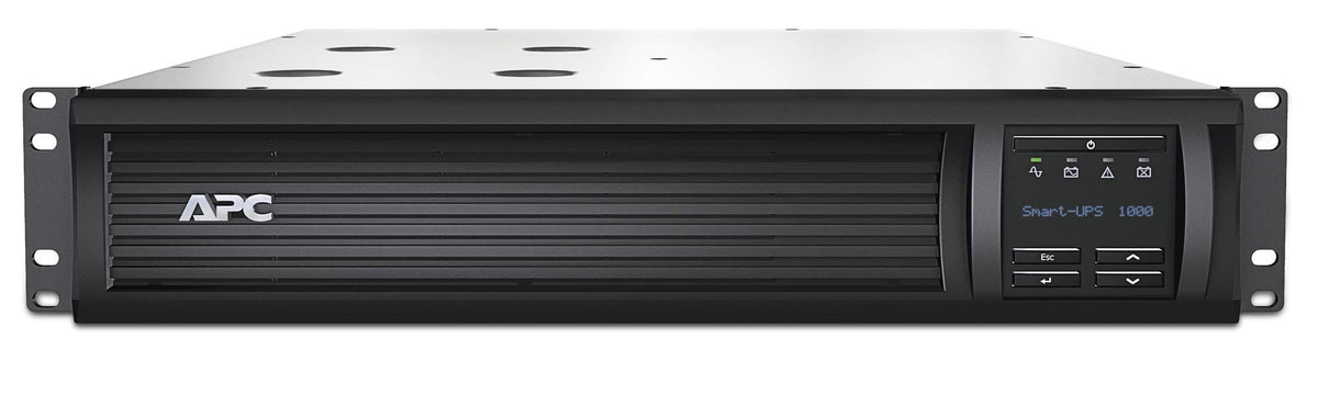 APC Smart-UPS 1000VA LCD RM UPS Rack AC 220/230/240V 700Watt 1000VA Ethernet 10/100 RS-232 USB oc 4 2U BK with APC SmartConnect