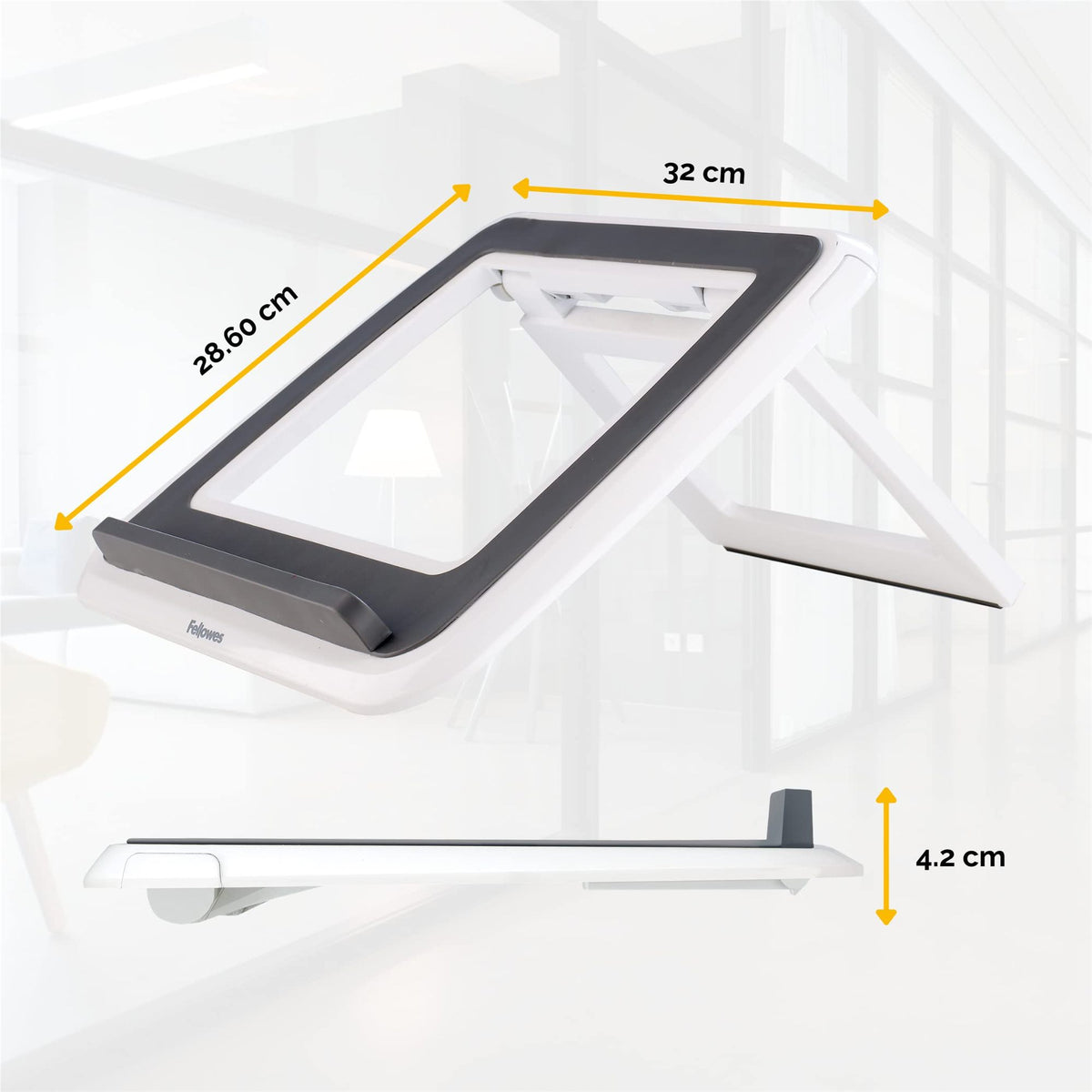 FELLOWES I-Spire Series Laptop Quick Lift White