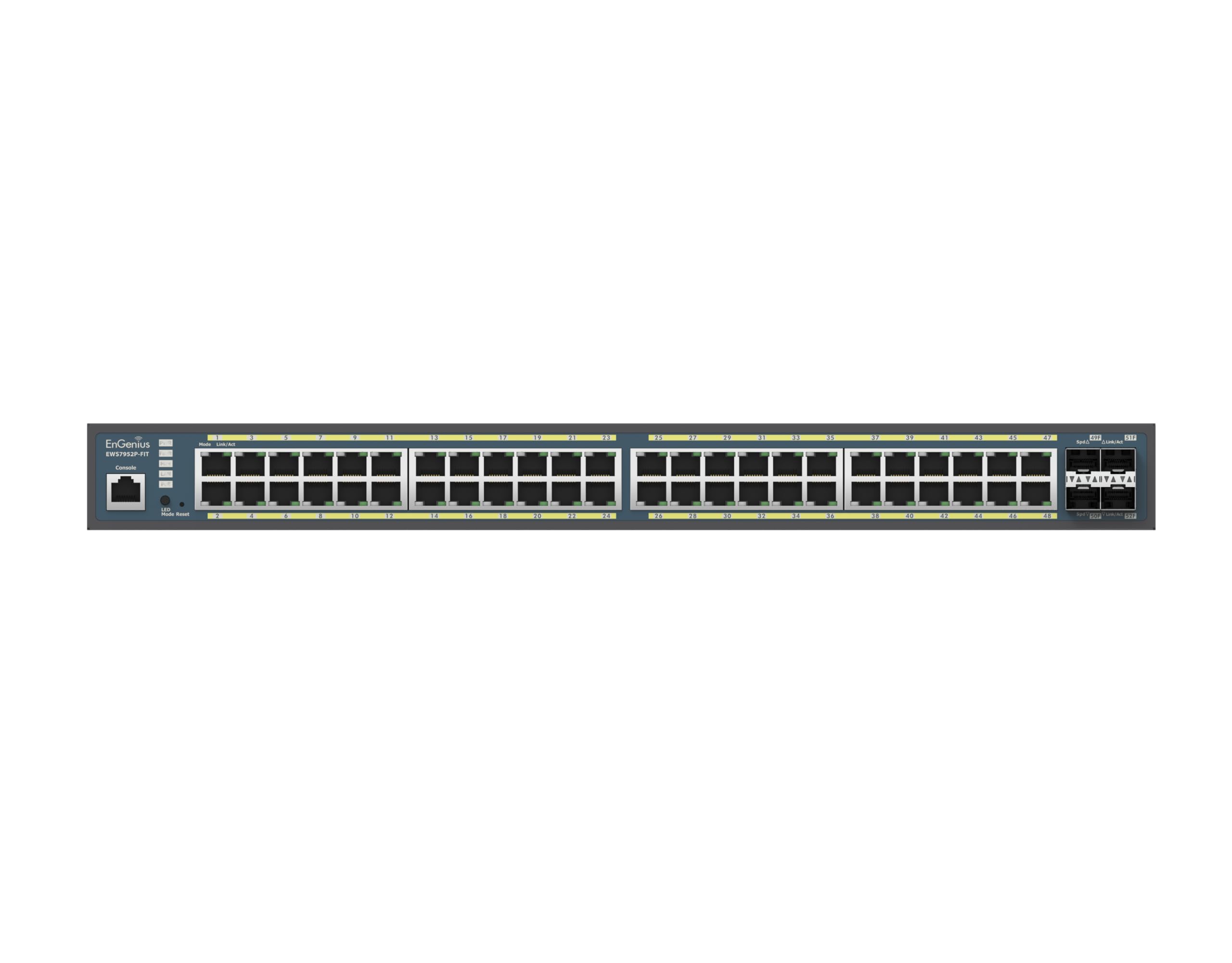 ENGENIUS EWS7952PFIT FitSwitch 48 GIGABIT PoE+ 410W & 4 SFP