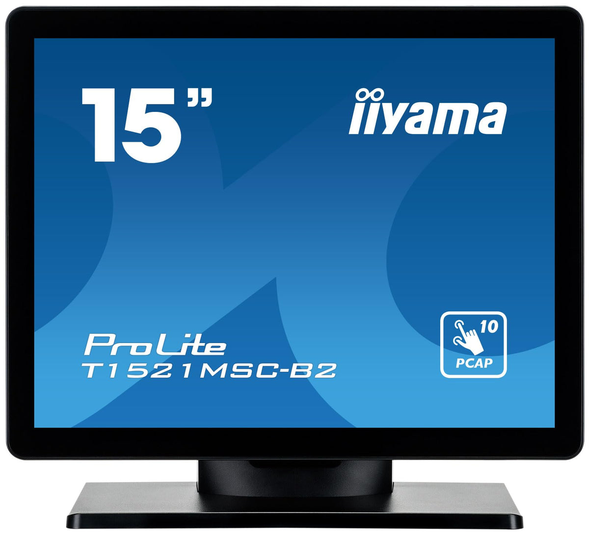 15" PCAP Bezel Free Front 10P Touch 1024