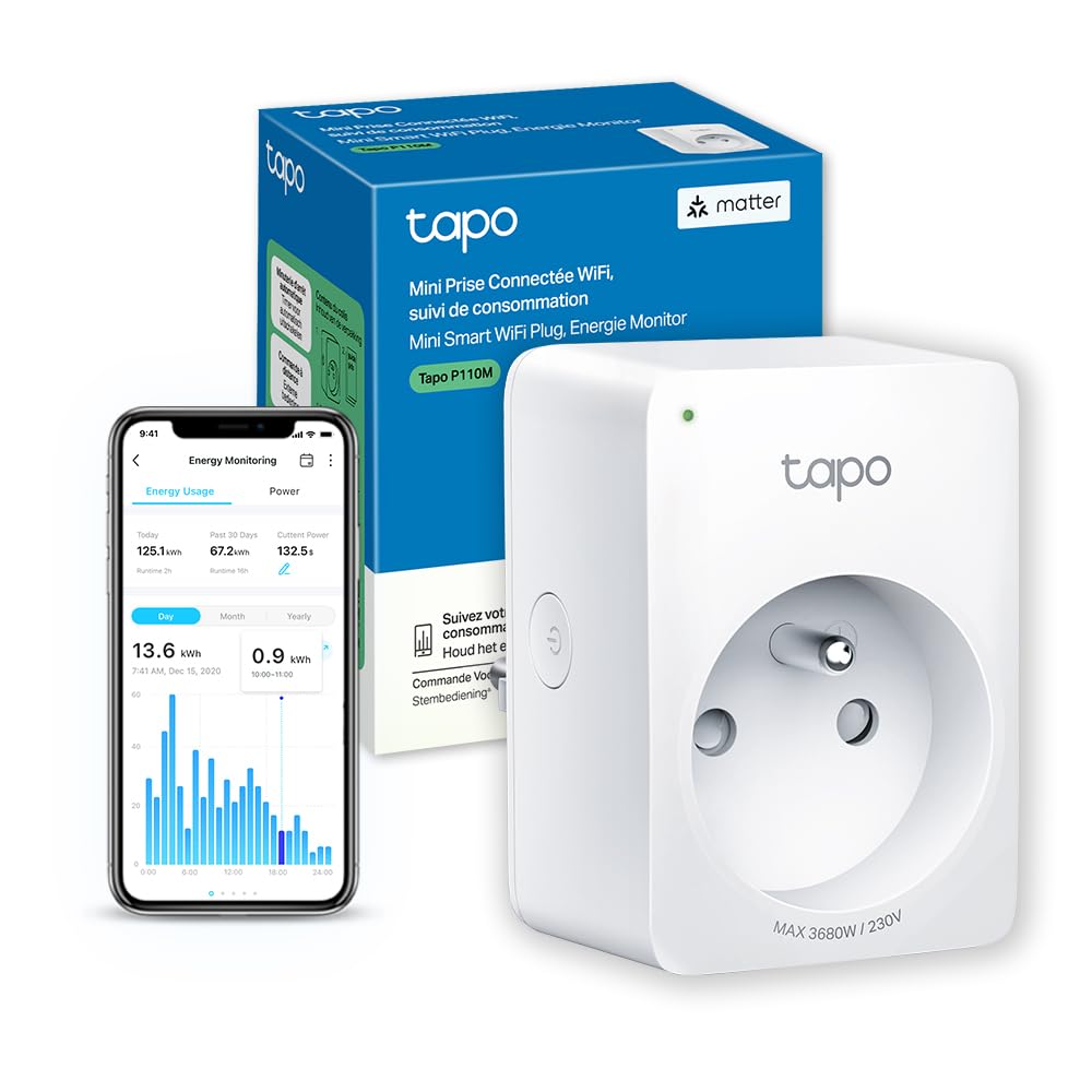 TP-LINK Mini Smart Wi-Fi Plug Energy Monitoring Matter