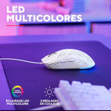 TRUST Souris gaming filaire HELOX ultra légére - Blanche