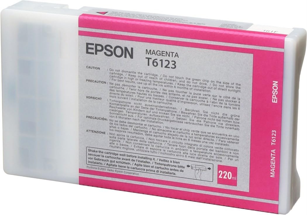 EPSON 5LB T6123 ink cartridge magenta standard capacity 220ml 1-pack