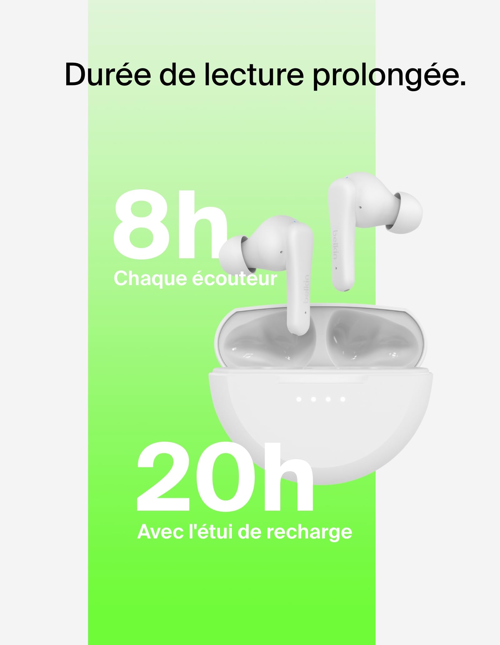 BELKIN SOUNDFORM RHYTHM True Wireless Earbuds White