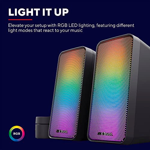 TRUST Enceintes WEZZ Illuminated - GXT611
