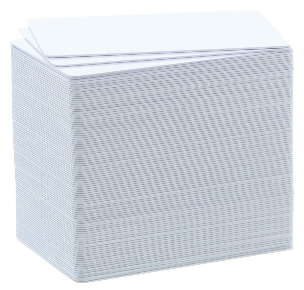 PVC White Card 100 unit 0.76 mm PACK