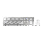 CHERRY Pack clavier & souris DW 9100 sans fil blanc/argent