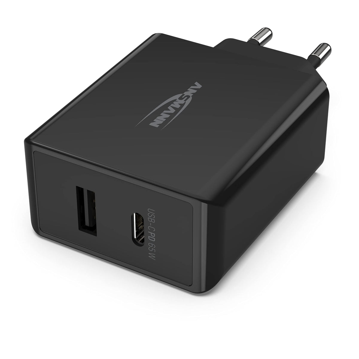 CHARGEUR SECTEUR 2 PORTS USB + TYPE C POWER DELIVERY 65 W