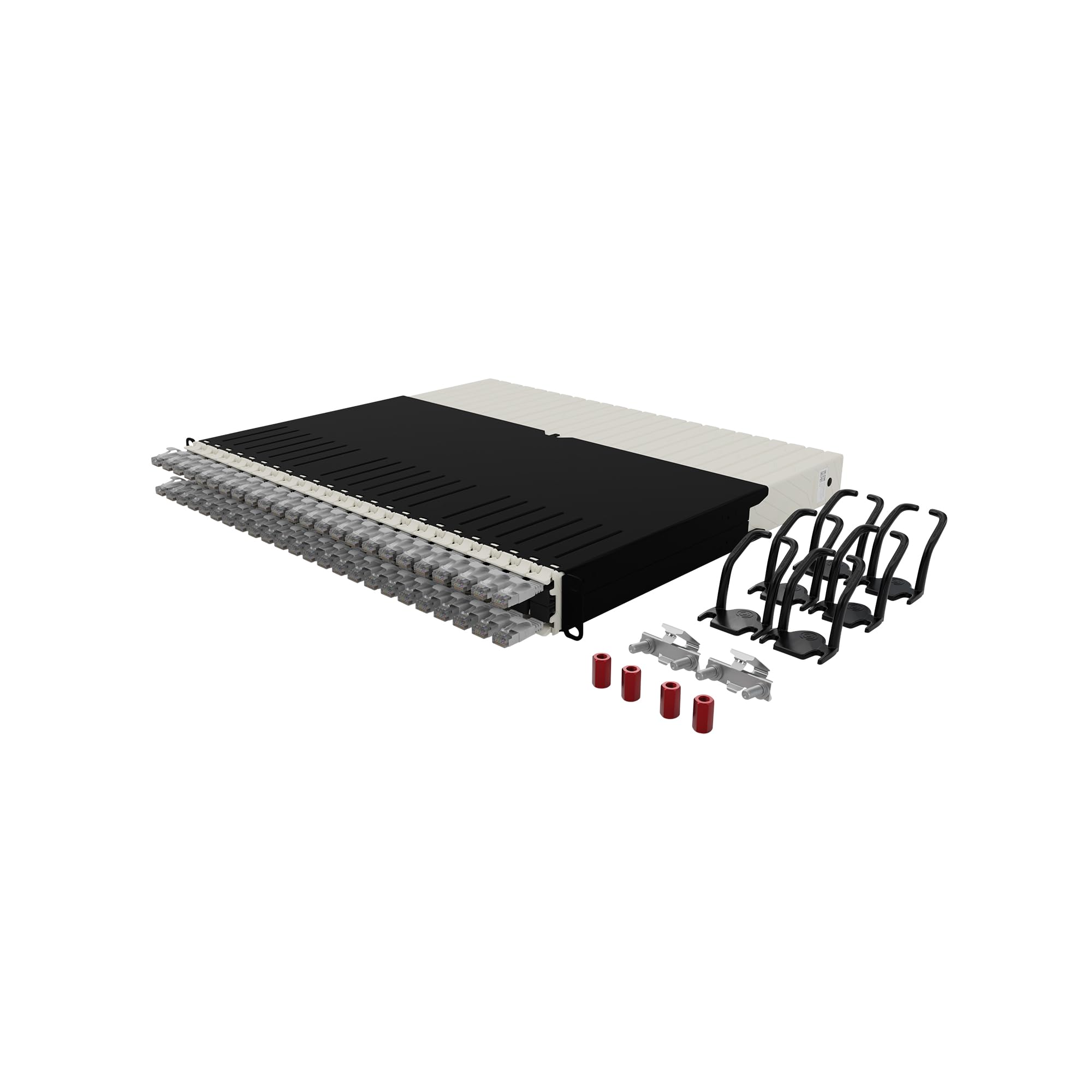 PATCHBOX ONE 24x CAT6A STP GRIS 0,8 m 8U