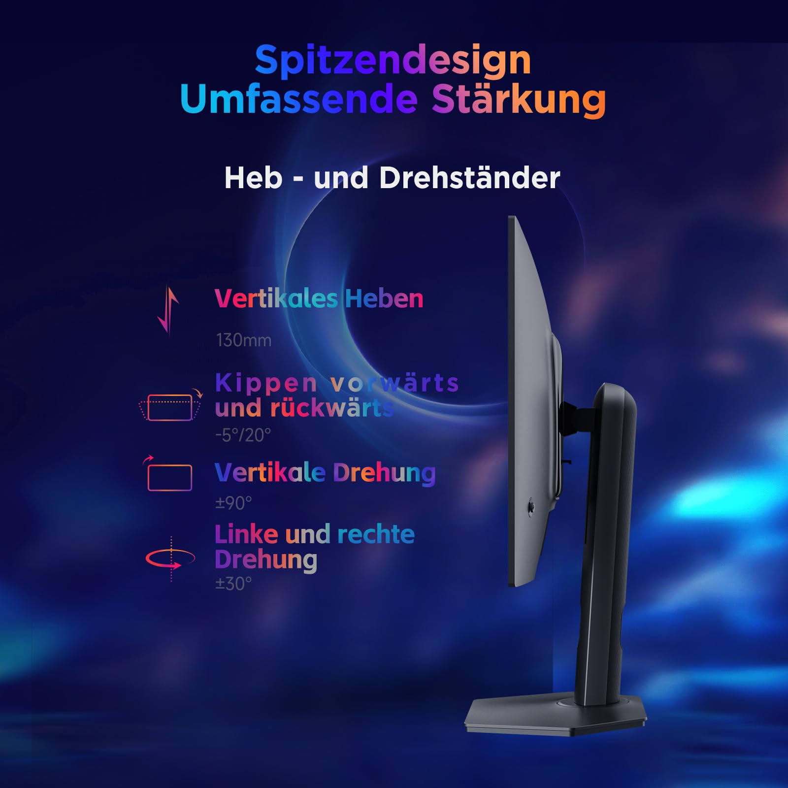 Ecran 27 HKC GS27QTS gaming 2560x1440 OLED 16:9 280Hz 1500000:1 0.03ms 250cd/m