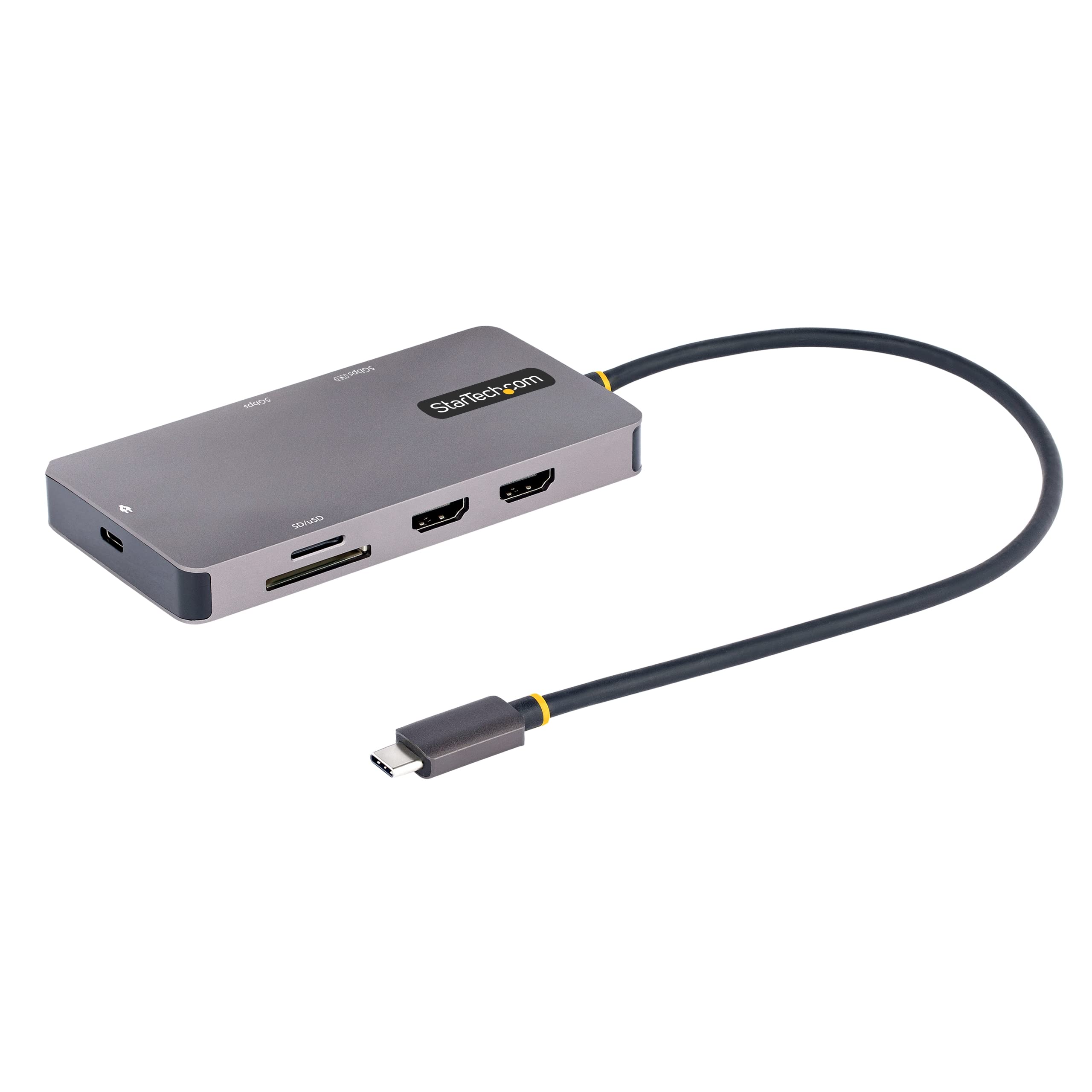 USB C Multiport Adapter Dual 4K HDMI PD