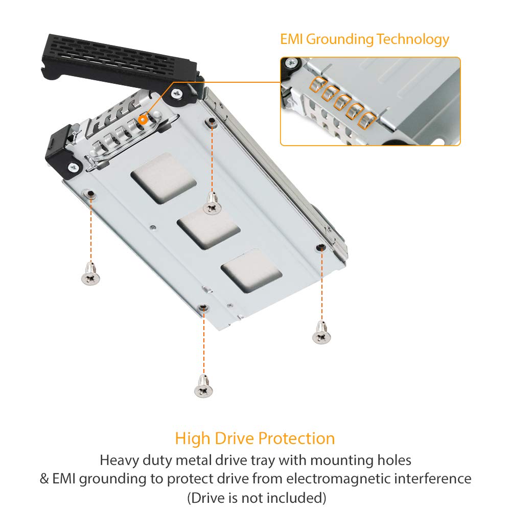 ICY DOCK Rack amovible MB991IK-B 1 disque SATA/SAS 2.5"