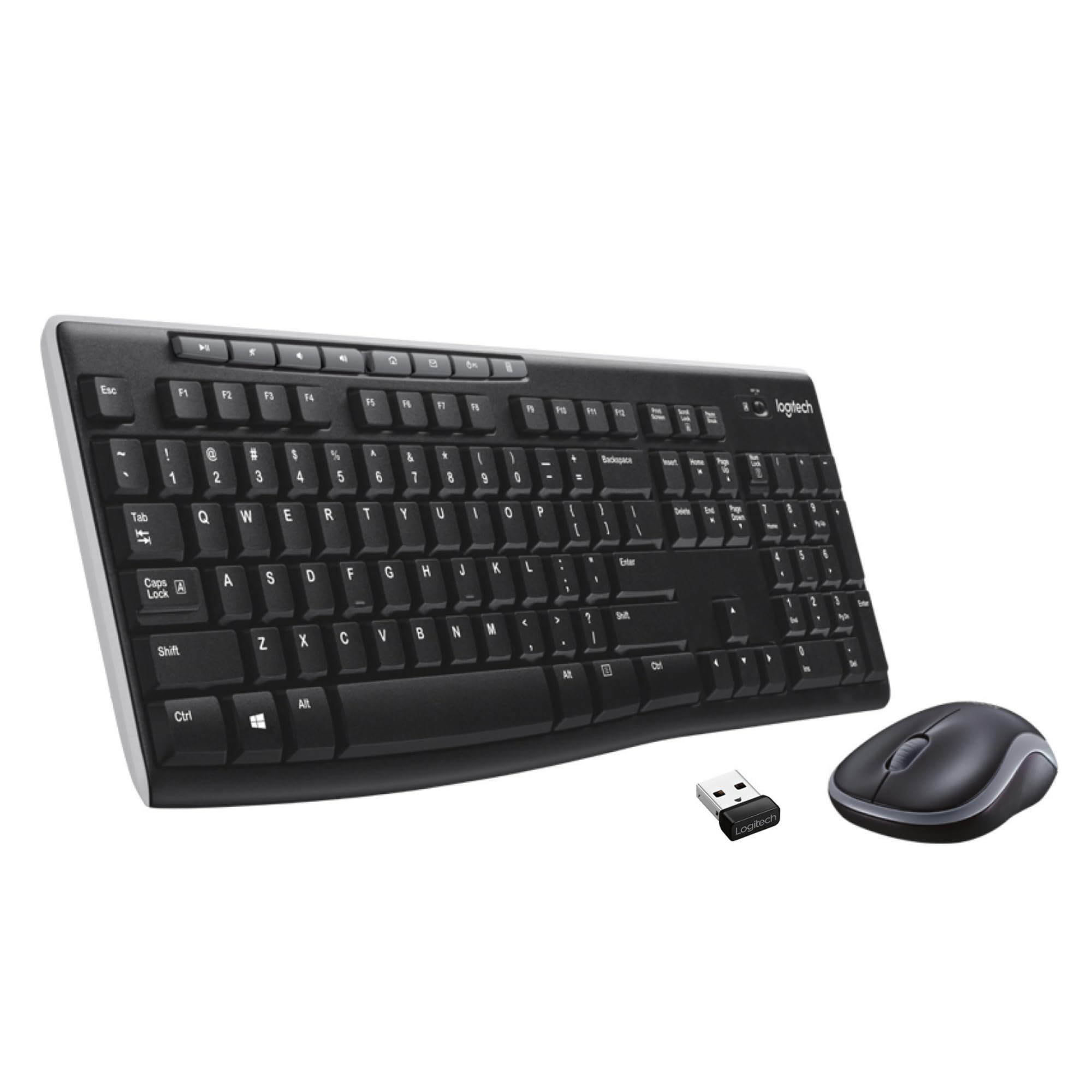 LOGITECH MK270 Wireless Combo black USB (ESP) MEDITER