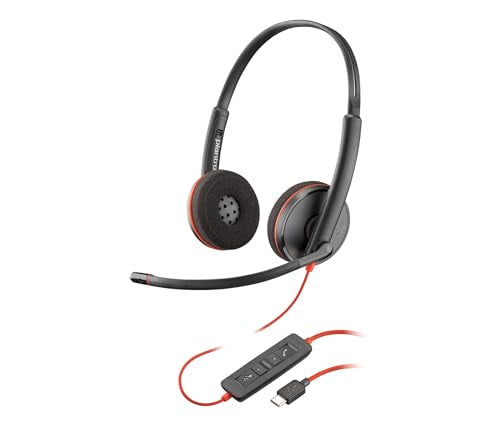 POLY Blackwire C3220 casque USB-C  + USB-C/A - 2 écouteurs