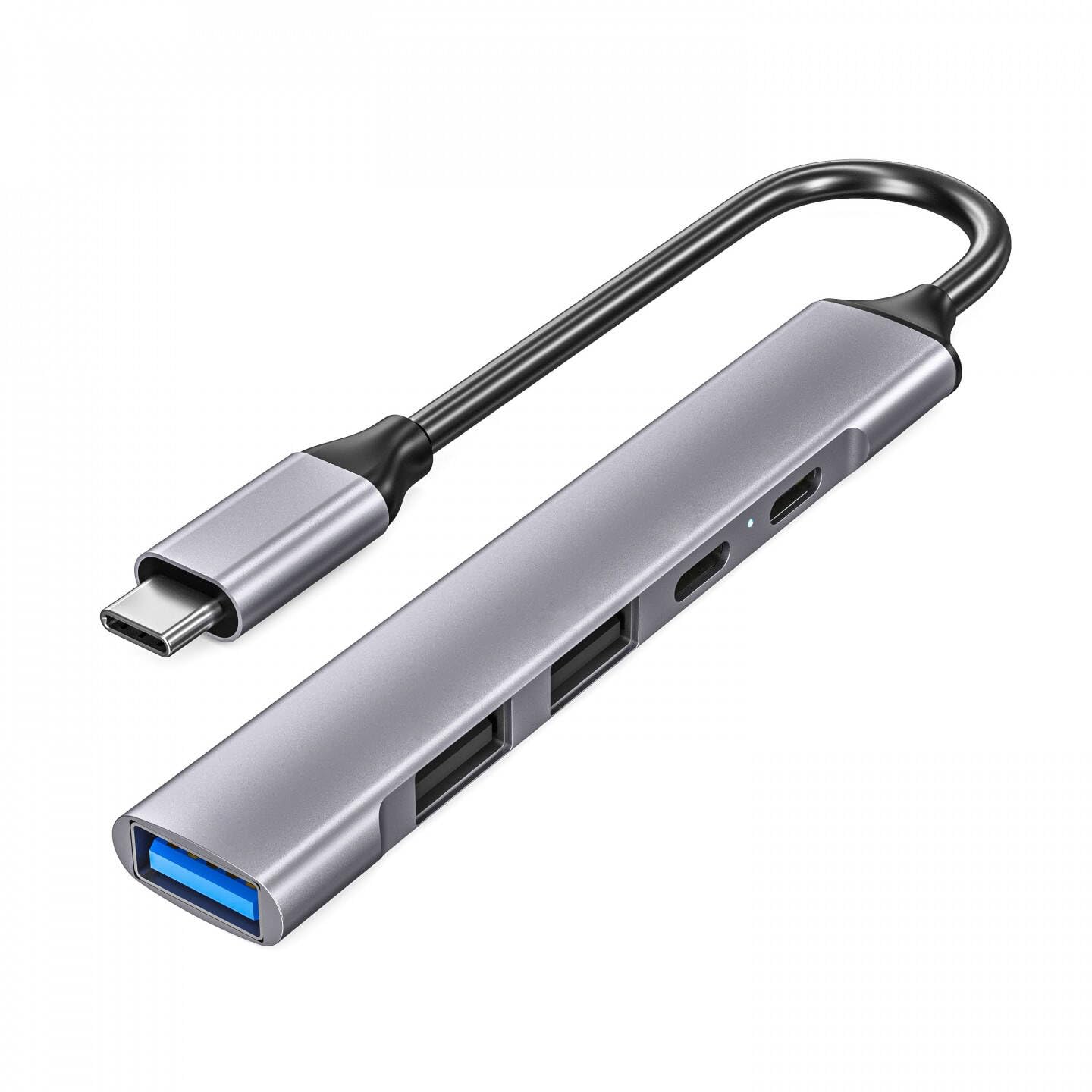 HUB USB-C WITH 3x USB-A AND 2x USB-C