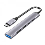 HUB USB-C WITH 3x USB-A AND 2x USB-C