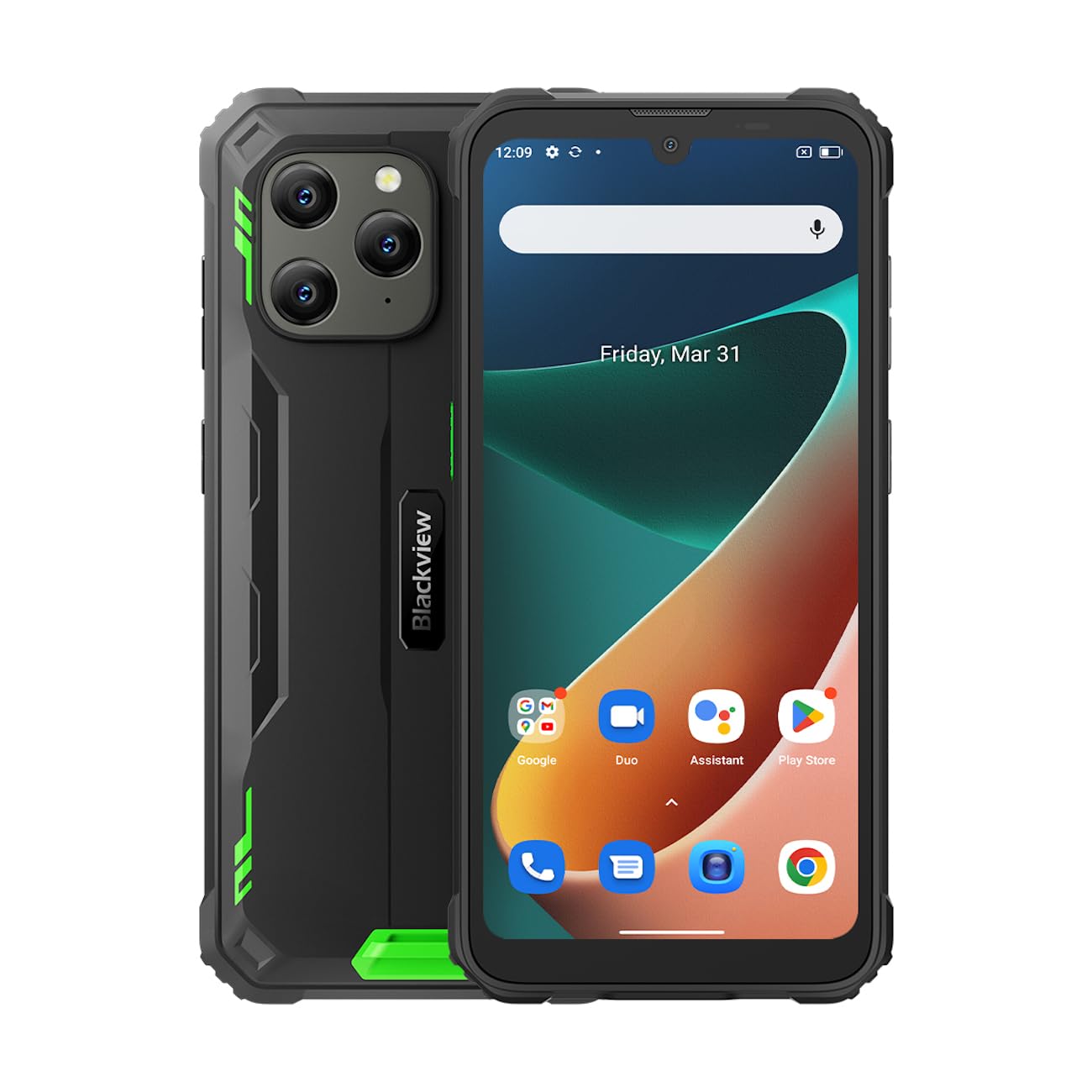 Blackview BV5300 Pro (Double Sim - Ecran de 6.1'' - 64 Go, 4 Go RAM) Vert