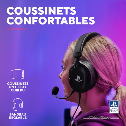 TRUST Casque gaming FORTA pour PS5 license officielle - Black