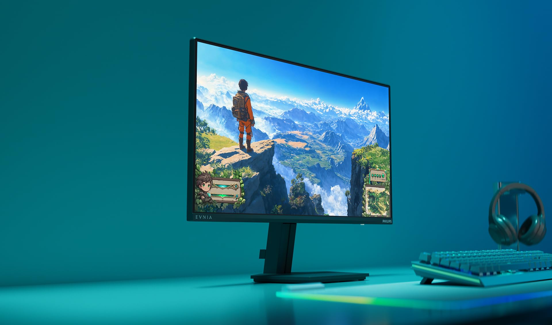 PHILIPS Evnia 3000 24M2N3200NF Ecran Gaming -24p- 1920 x 1080 FHD 144 Hz - IPS - 300cd/m² - 1500:1 - HDR10 - 0.5 ms-  HDMI, DP