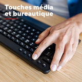 TRUST Pack clavier & souris sans fil TREZO (FR)