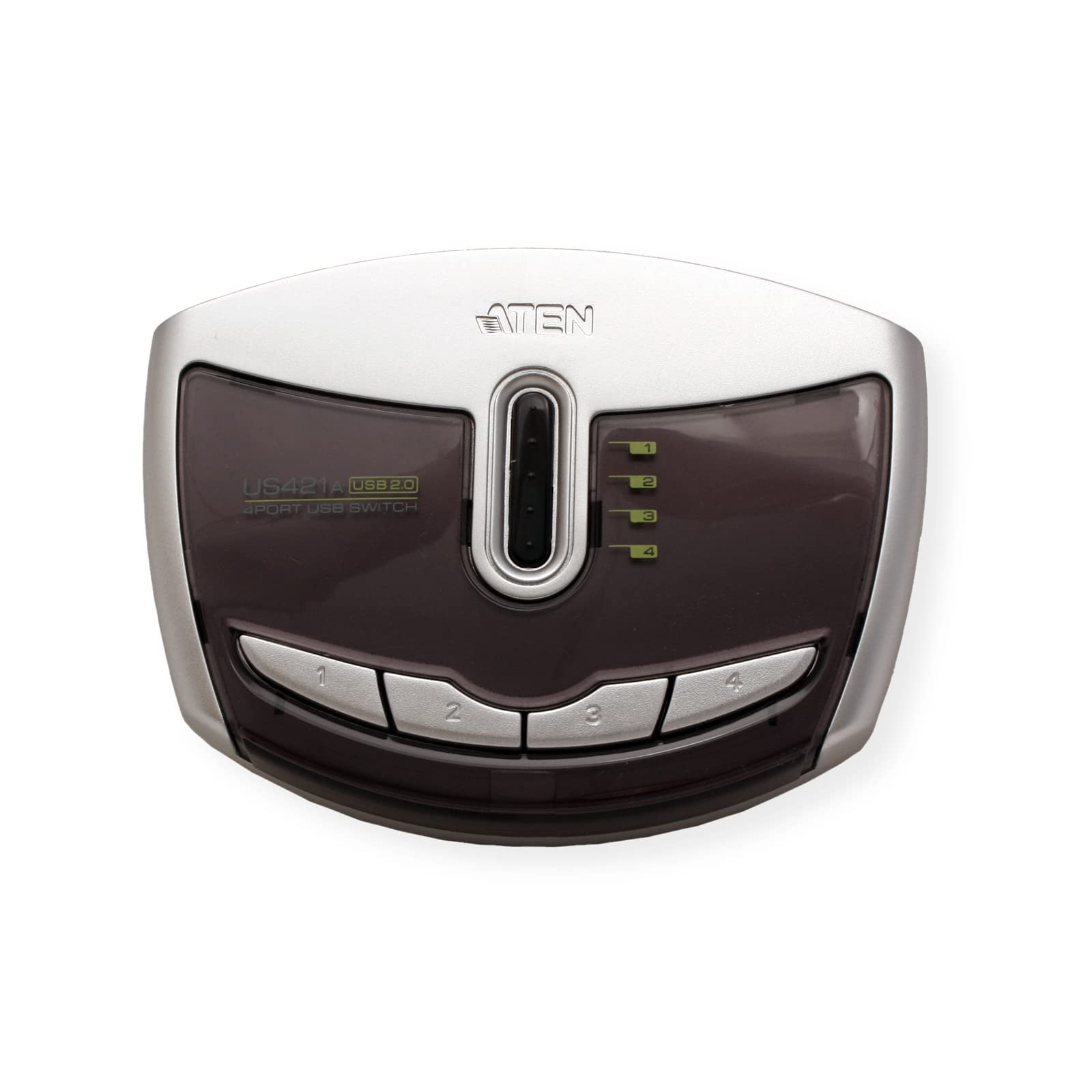 ATEN US421A-AT commutateur écran, clavier et souris Noir, Gris