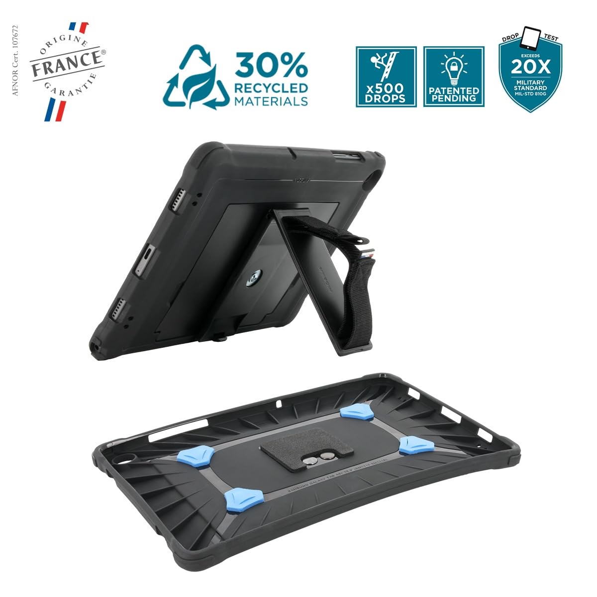 PROTECH 360° handstrap+kickstand Tab A9+
