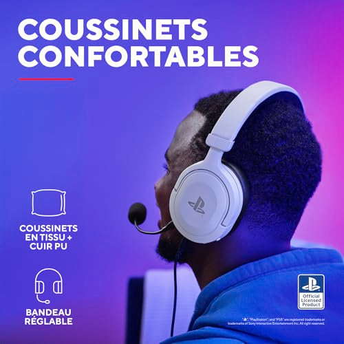 TRUST Casque gaming FORTA pour PS5 license officielle - White