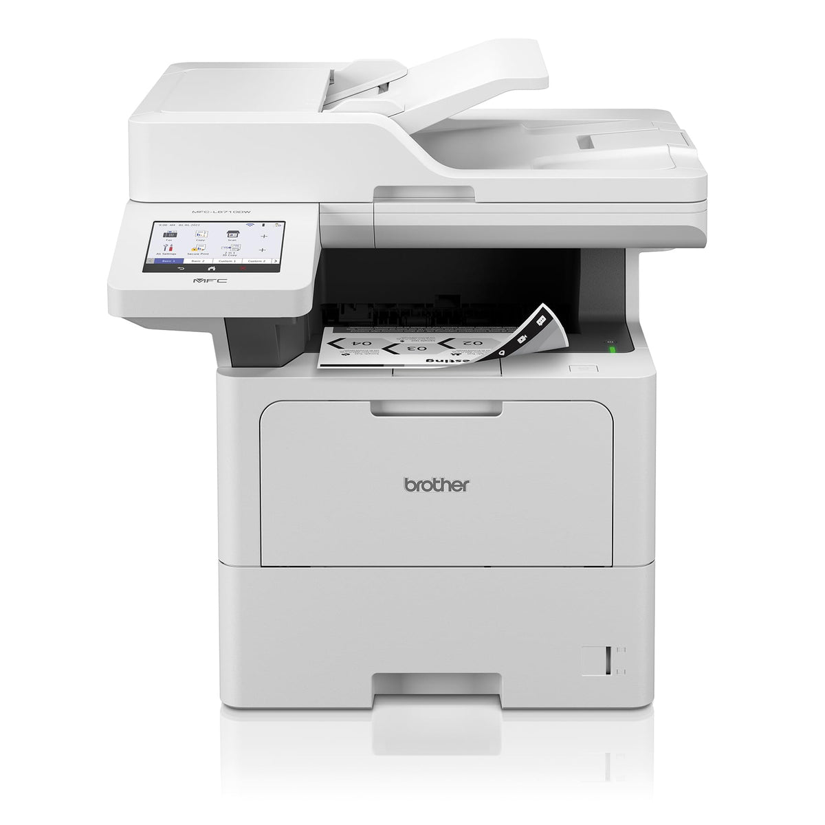 BROTHER MFC-L6710DW MFP Mono B/W laser A4 50ppm copy 50ppmprint 520 sheets USB 2.0 Gigabit LAN Wi-Fi