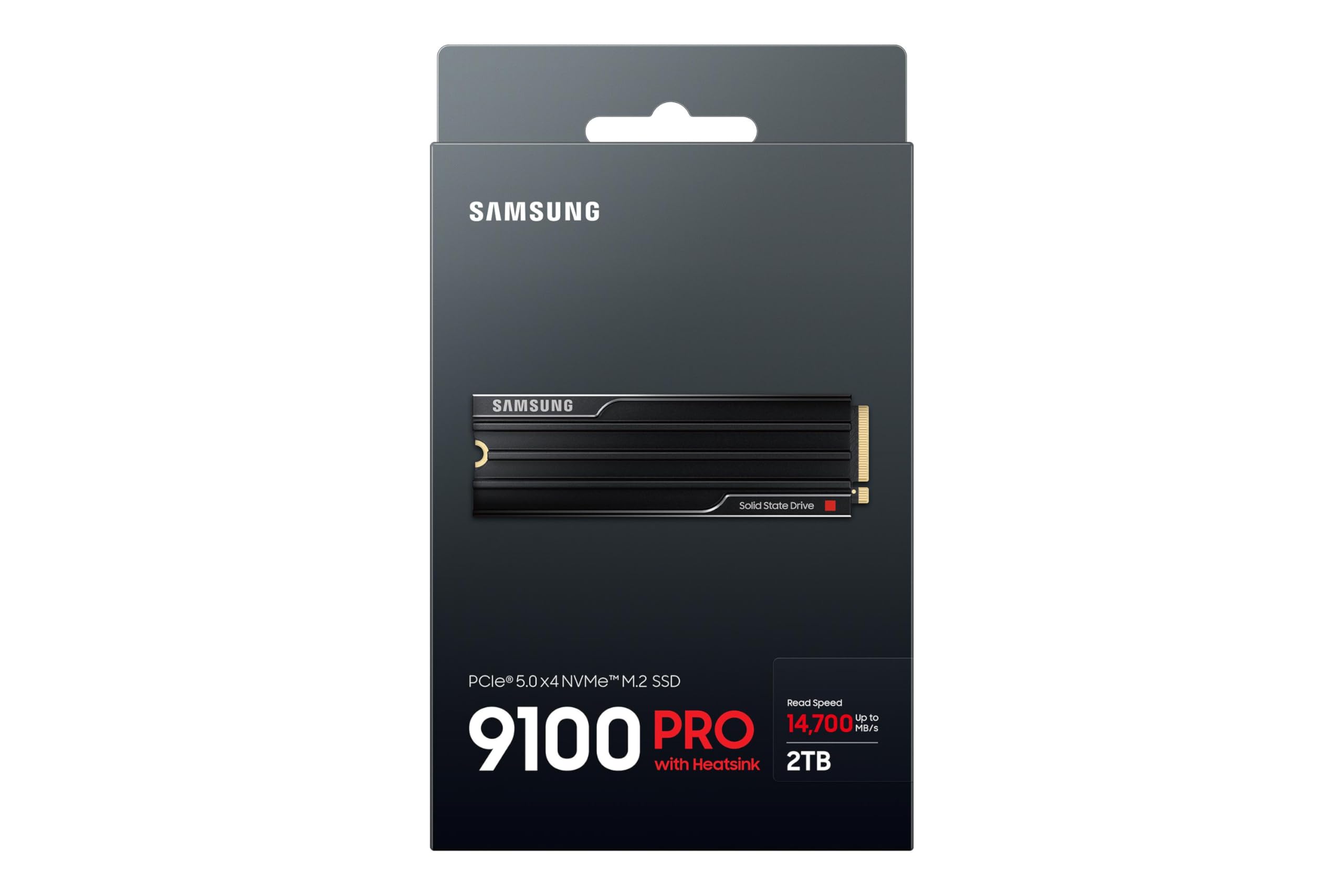 9100PRO 2TB SSD M.2 NVMe PCIe 5 Heatsink
