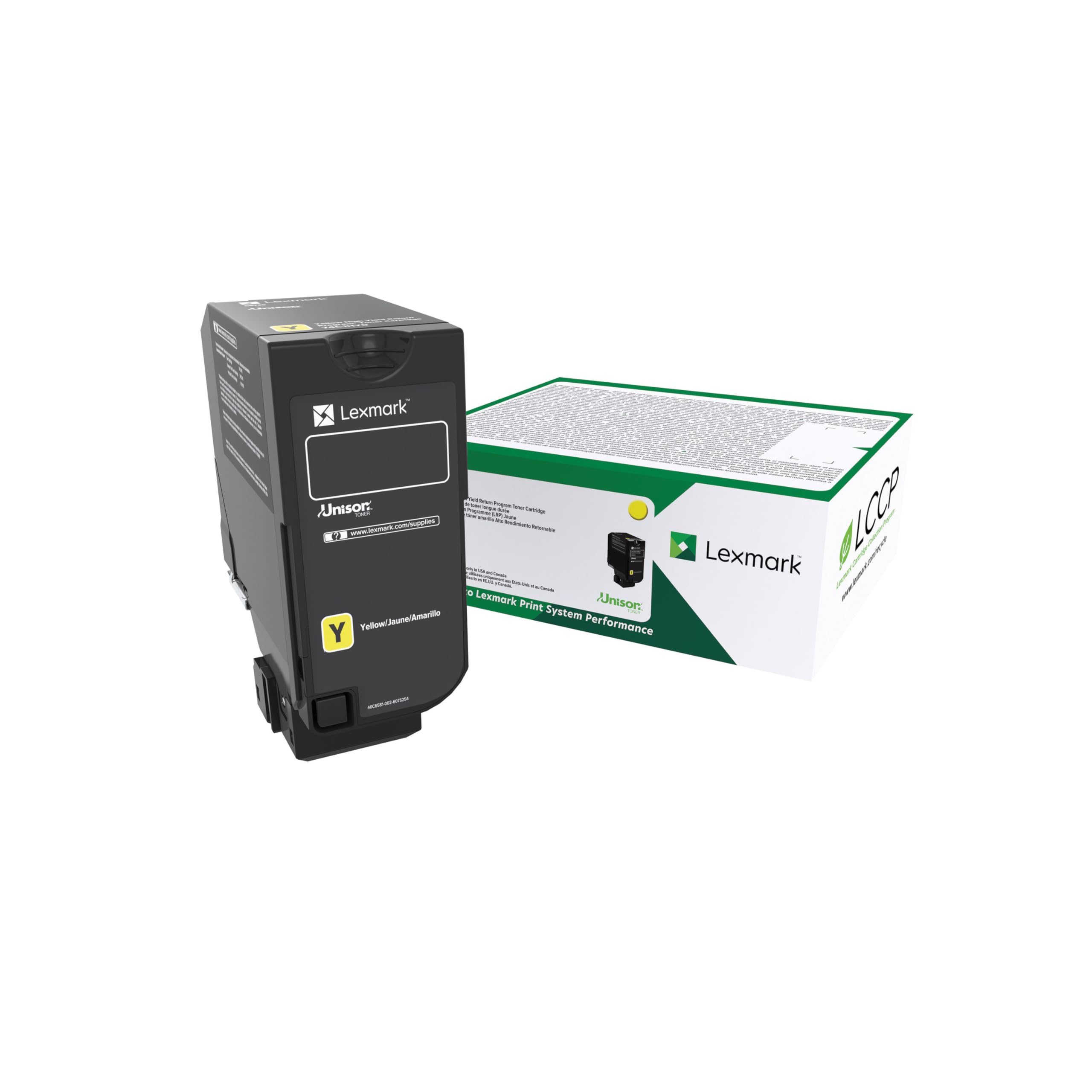 LEXMARK 10K Return Program Cartouche Jaune CS/CX727 CS728