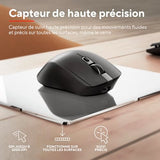 TRUST Souris sans fil OZAA II multi-connexion - Noire